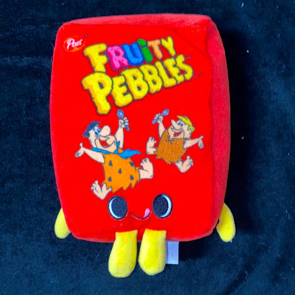 Fruity pebbles cereal box plush
